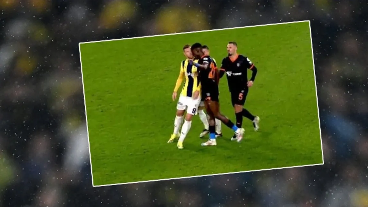 Son dakika Fenerbahçe haberi: Başakşehirli Ba, Fenerbahçeli Edin Dzeko’ya kafa attı! Ortalık böyle karıştı…