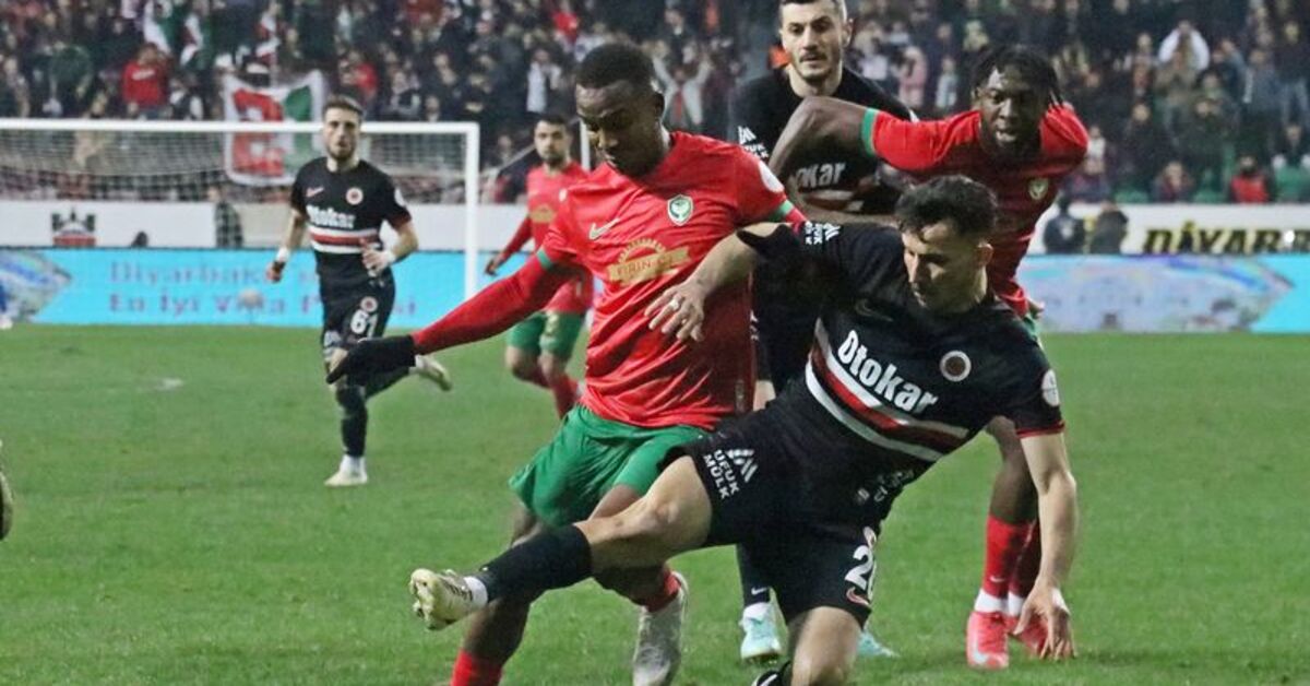Amed Sportif Faaliyetler – Gençlerbirliği: 1-1 (MAÇ SONUCU)
